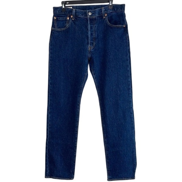 Levi's Premium Men’s 501 93 Straight Leg Jeans The Fillmore Blue Dark Wash 34 34 - Picture 14 of 14